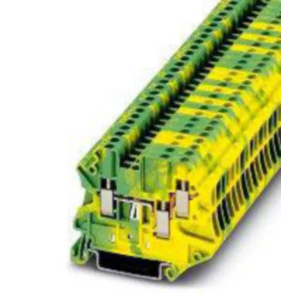 Maadoitusliitin Twin- ja Quattro- PE-sarja Phoenix Contact UT 2.5-TWIN-PE