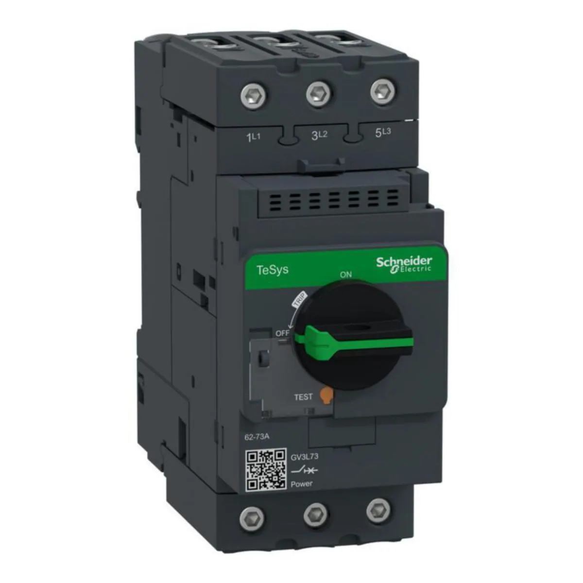 Moottorinsuojakatkaisija Schneider Electric TeSys GV3L GV3L73 73A 37KW OIKOSULKUS