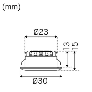 Alasvalo Hide-a-lite Core Smart - ALASVALO CORE SMART IP44 70lm 120° 1,2W 3000K BL