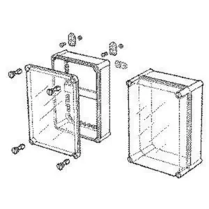 Asennuskotelo PC/ABS Fibox 2819 Solid - ASENNUSKOTELO PC FIBOX PC 2819 13 T