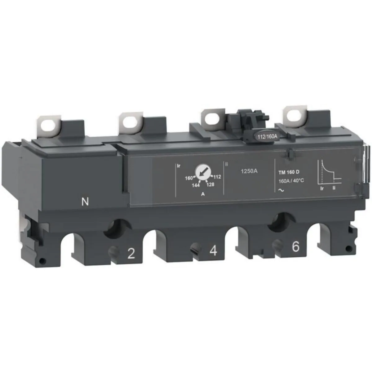 Kompaktikatkaisijan suojarele Schneider Electric ComPactT TM...D 4P - KOMPAKTIKATK.SUOJARELE COMPACT TM100D 100A 4P3D NSX100-250