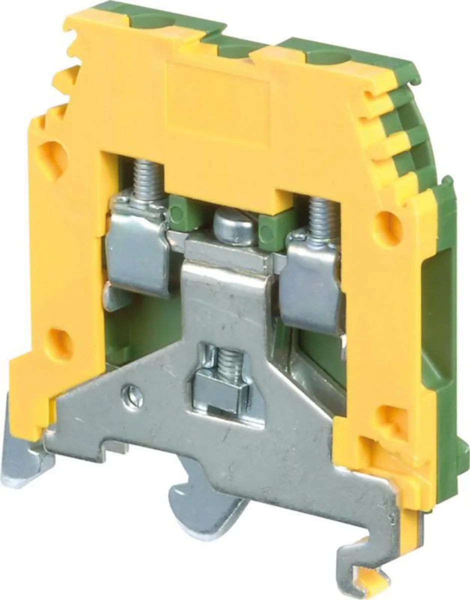 Maadoitusliitin TE / ABB Entrelec -liittimet 6MM, JOHTO:4MM2, VIHR/KELT
