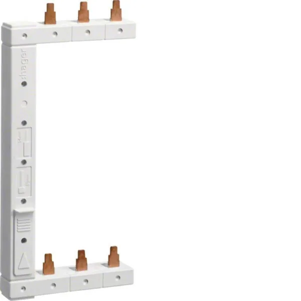 Virtakisko Hager KCL363L 3N 2-RIV. 125MM VAS