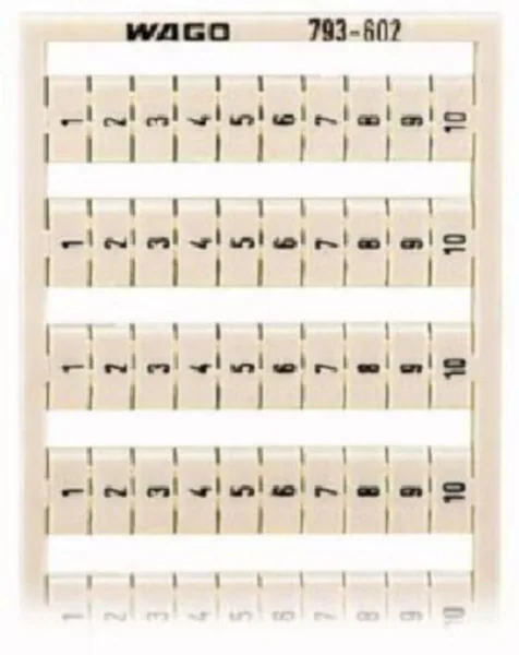 Merkintäkilpi Wago 793-602