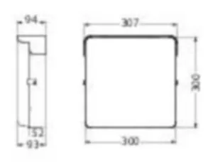 Numerovalaisin Airam Noppa Flat - NUMEROVALAISIN NOPPA FLAT IP65 IK10 12W/840 PCO WH