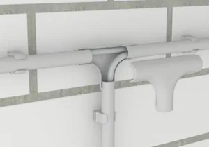 Suojaputken T-kappale OBO VBS Quick-Pipe muovi - T-KAPPALE MUOVI VBS 3000 TMS M32 LGR