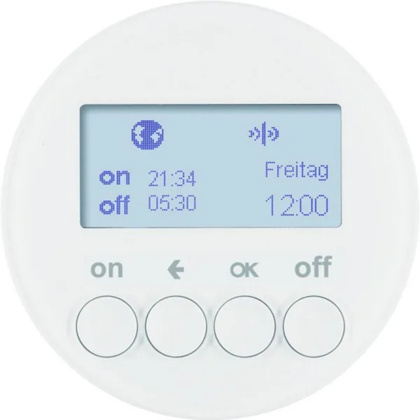 Kellokytkin KNX Hager R.1 VKO 1K RF QUICKLINK VAL
