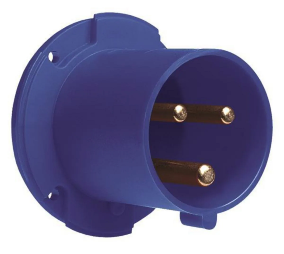 Kojevastake Amphenol Tough & Safe 6h, 63A, IP44, 2P+E – sininen