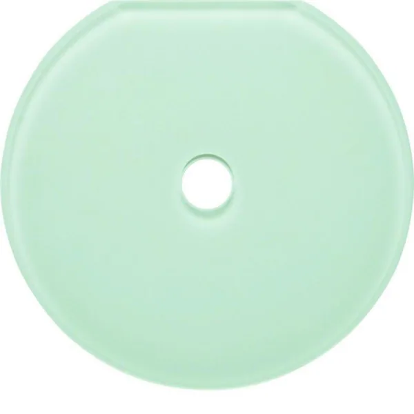 Peitelevy Hager Glas 1f end piece white glass