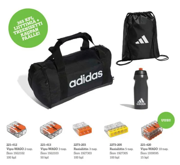 Rasialiitinlajitelma Wago Profi-Set 2/2025 Adidas