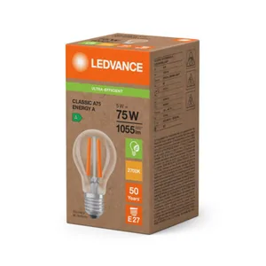 Vakiolamppu Ledvance Super-Efficient - VAKIOLAMPPU SUPER-EFFICIENT CLA 5W/827 1055LM E27 CL ELA