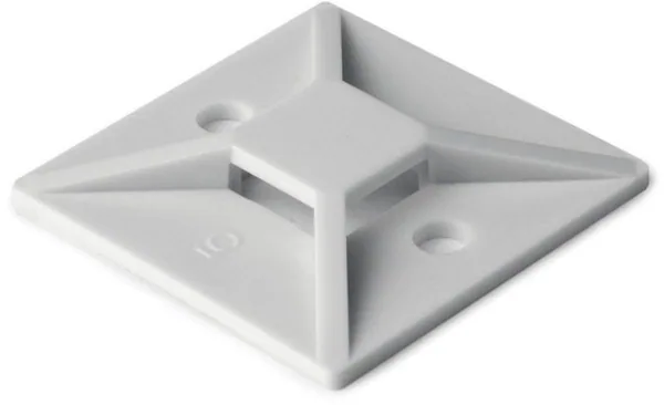 Johdinsideankkuri HellermannTyton MB-sarja MB3A 19X19NAT 4.1MM 100KPL/PSS