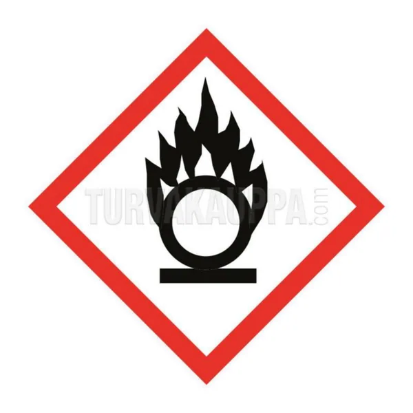 Merkintäkilpi ST magneetti CLP HAPETTAVA 100x100mm MAG