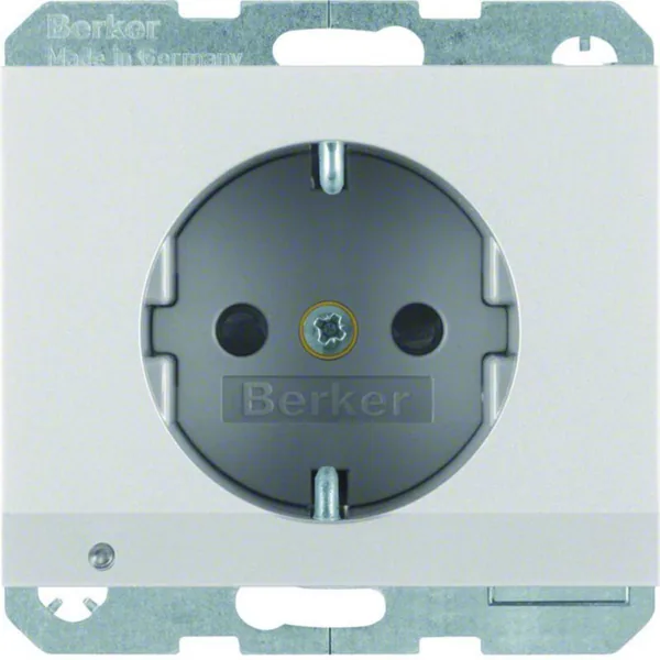 Pistorasia Hager K.5 1S/16A UKR LED AN-AL