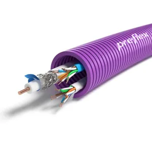 Putkijohto Pipelife Preflex 20/2XCAT6 ECA - PUTKIJOHTO PIPELIFE 20/2XCAT6+COAX CU ECA 100M