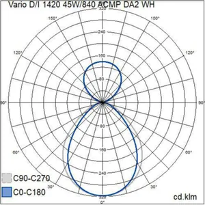 Pinta-/ripustusvalaisin Airam Vario - RIPUSTUSVALAISIN VARIO 1420 47W/840 ACMP DA2 WH D/I