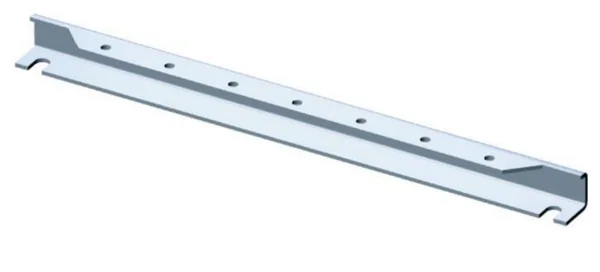 DIN-kiskokannatin Ensto PRE4.14 400mm SIVULLE H=145mm