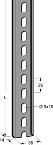 Kannatinkisko MP-Bolagen MP-91x - ASENNUSKISKO MP-BOLAGEN MP-912A 500 mm A