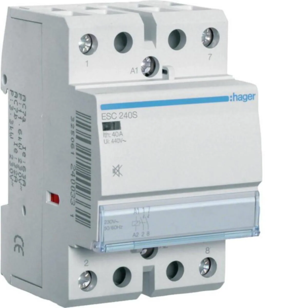 Kontaktori Hager Hurinaton ESC240S 2s 40A k.230V hur