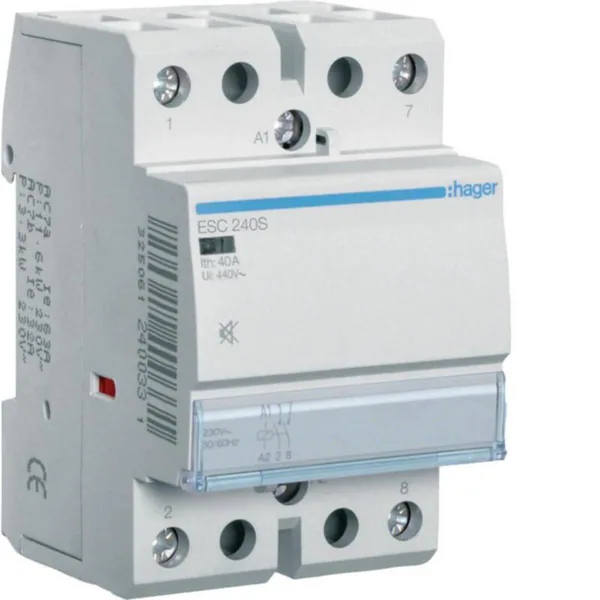 Kontaktori Hager Hurinaton ESC240S 2s 40A k.230V hur