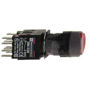 Kumisuojuspainike Schneider Electric Harmony - TASOVALOPAINIKE HARMONY XB6AW4B5B PUNAINEN PYÖREÄ LED