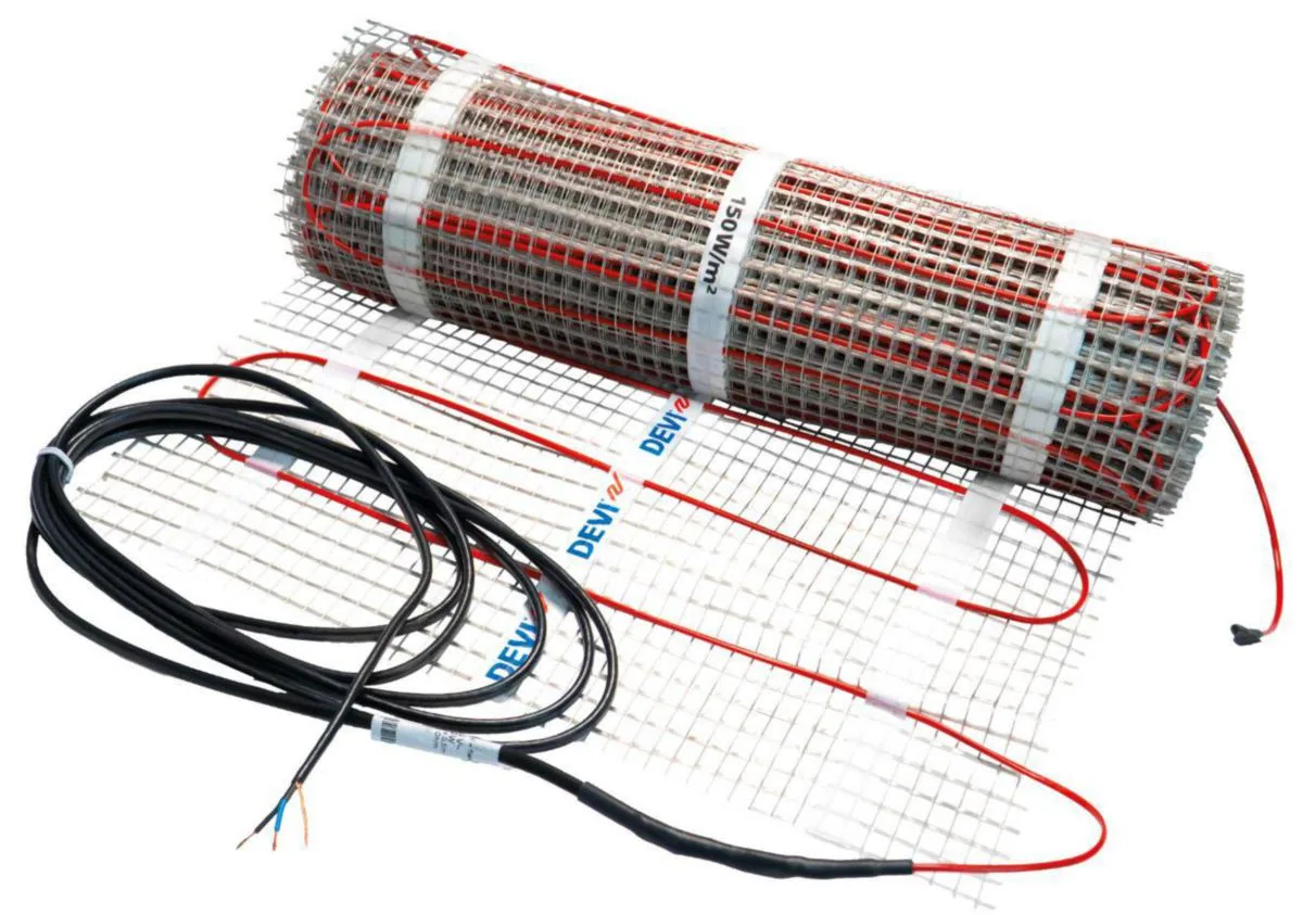 Lattialämmitysmatto DEVImat 150, 150 225W 230V0.5x3m