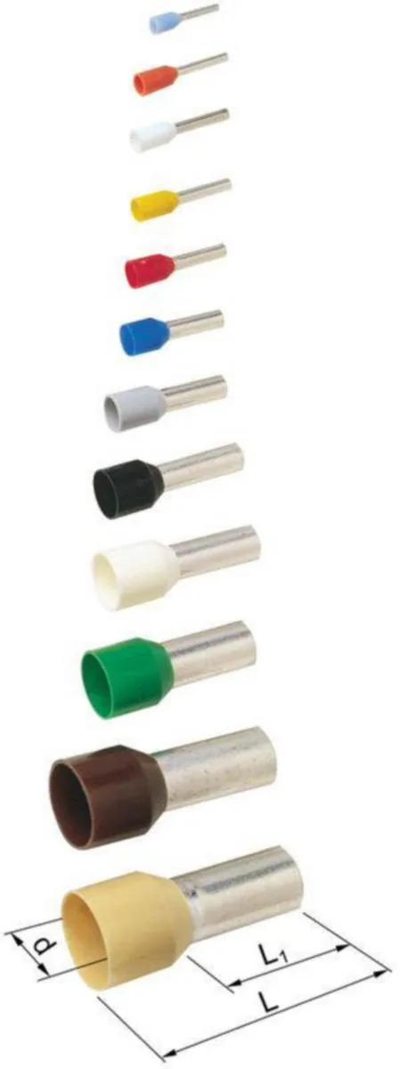 Pääteholkki Elpress eristetyt A A10-18ET 10.0 18mm ERIS 100kpl