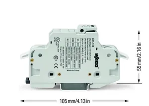 Sulakeliitin Wago 811-sarja - SULAKELIITIN WAGO 1-NAP,2.5-16MM2,SULAKE10X38 MM