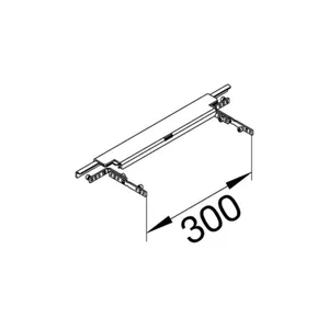 T-kappale Hager tehalit.BKG/BKB - T-KAPPALE TEHALIT.BKG BKG/BKB LEVEYS 300MM
