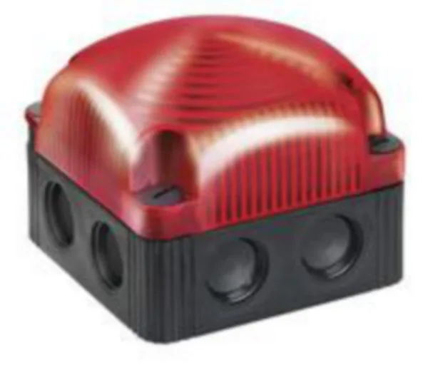 Vilkkuvalo WERMA Signaltechnik 853 853.110.55 LED-KAKSOISVÄLÄHD. 24VDC PUN