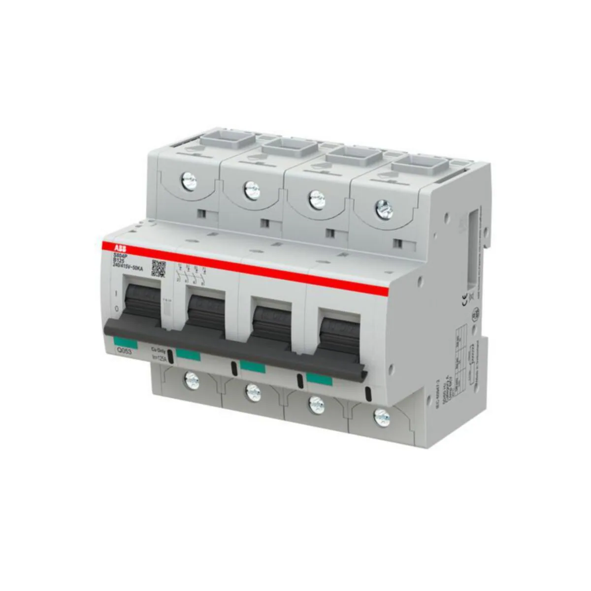 Johdonsuojakatkaisija ABB S800 S804P-B125, 4P B 125A