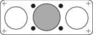 Läpivientilaippa Schneider Electric Universal Enclosures FL21 multilaippa - LÄPIVIENTILAIPPA UNIVERSAL ENC FL21 MULTILAIPPA 7 AUKKOA