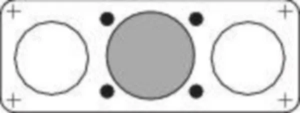 Läpivientilaippa Schneider Electric Universal Enclosures FL21 multilaippa 7 AUKKOA