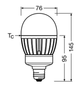 Ympärisäteilevä lamppu Ledvance HID LED HQL - LED-LAMPPU HQL LEDVANCE HQL LED 21,5W/840 3000LM E27