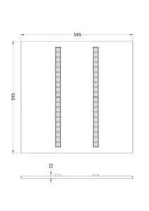 Moduulivalaisin Ledvance Panel IndiviLED® - MODUULIVALAISI PANEL INDIVILED PL INDV 600 38W 930 ZIGBEE WT