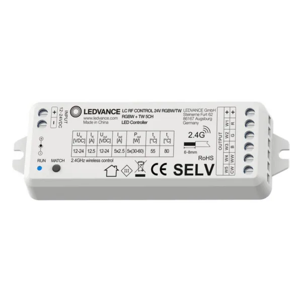 Ohjauskomponentti Ledvance LC RF CONTROL 24V RGBW/TW