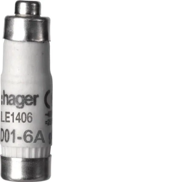 Tulppasulake Hager LE1406 D01/E14 GG 6A 400V