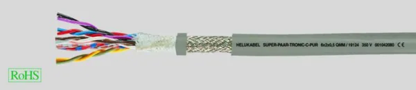 Ketjukaapeli Helukabel Super-paar-Tronic-C-PUR®
