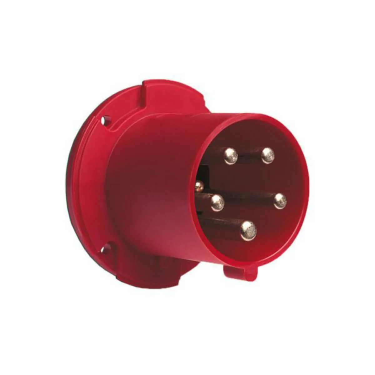 Kojevastake Amphenol Tough & Safe suora - KOJEVASTAKE TOUGH & SAFE 5-NAP 63A 6H IP44 3P+N+E SUORA