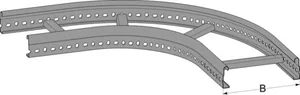 L-Kulmakappale MP-Bolagen - L-KULMAKAPPALE MP-BOLAGEN MP-122S 200mm