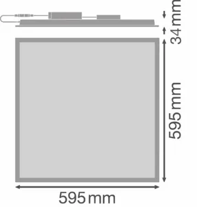 Moduulivalaisin Ledvance Panel PFM Comfort GEN2 600 - MODUULIVALAISIN PANEL PFM PL CMFT 600 33W 940 MP DALI