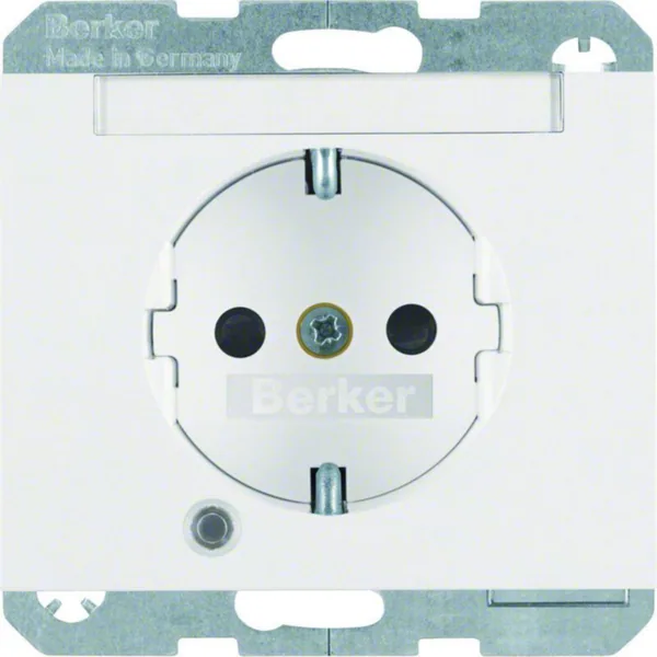 Pistorasia Hager K.1 1S/16A UKR MI/LED VAL
