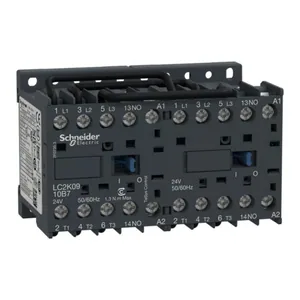 Suunnanvaihtokontaktori Schneider Electric TeSys K - SUUNNANVAIHTOKONTAKTORI TESYS LC2K0910P7 9A 3S 1S+1S 230V AC