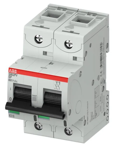 Johdonsuojakatkaisija ABB S800 S802PV-SP63, 2P SP 63A