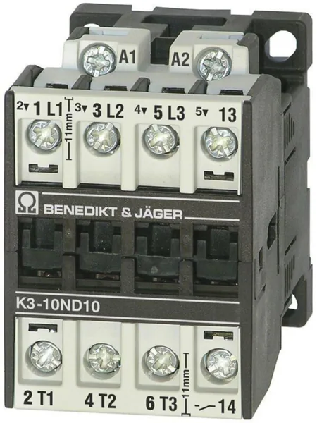 Kontaktori Benedikt & Jäger K3-22ND10 11KW 3S 1S AK 230V