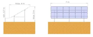 Maa-asennusteline Orima Solar Beeta - ASENNUSTARVIKEPAKKAUS ORIMA SOLAR BEETA 12 PANEELIA PAALU