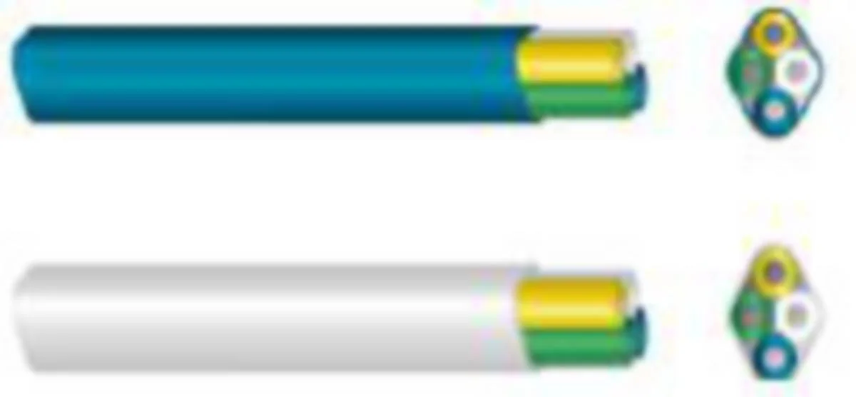 Mikrokanavanippu Hexatronic DB 4X7/3,5MM SININEN 1500M