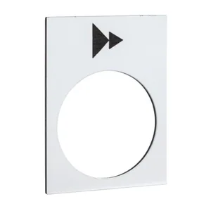 Painike-/merkkivalokilpi Schneider Electric Harmony - PAINIKE/MERKKIVA.KILPI HARMONY ZB2BY4903 YLÖS HIDAS/NOPEA