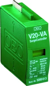 Ylijännitesuojatarvike OBO TBS V20 - YLIJÄNNITESUOJATARVIKE TBS V20-VA 0, MODULI