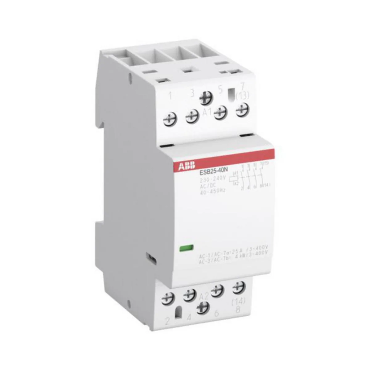 ESB Moduulikontaktorit ABB 2S, 2A, 25A, 230VAC/DC